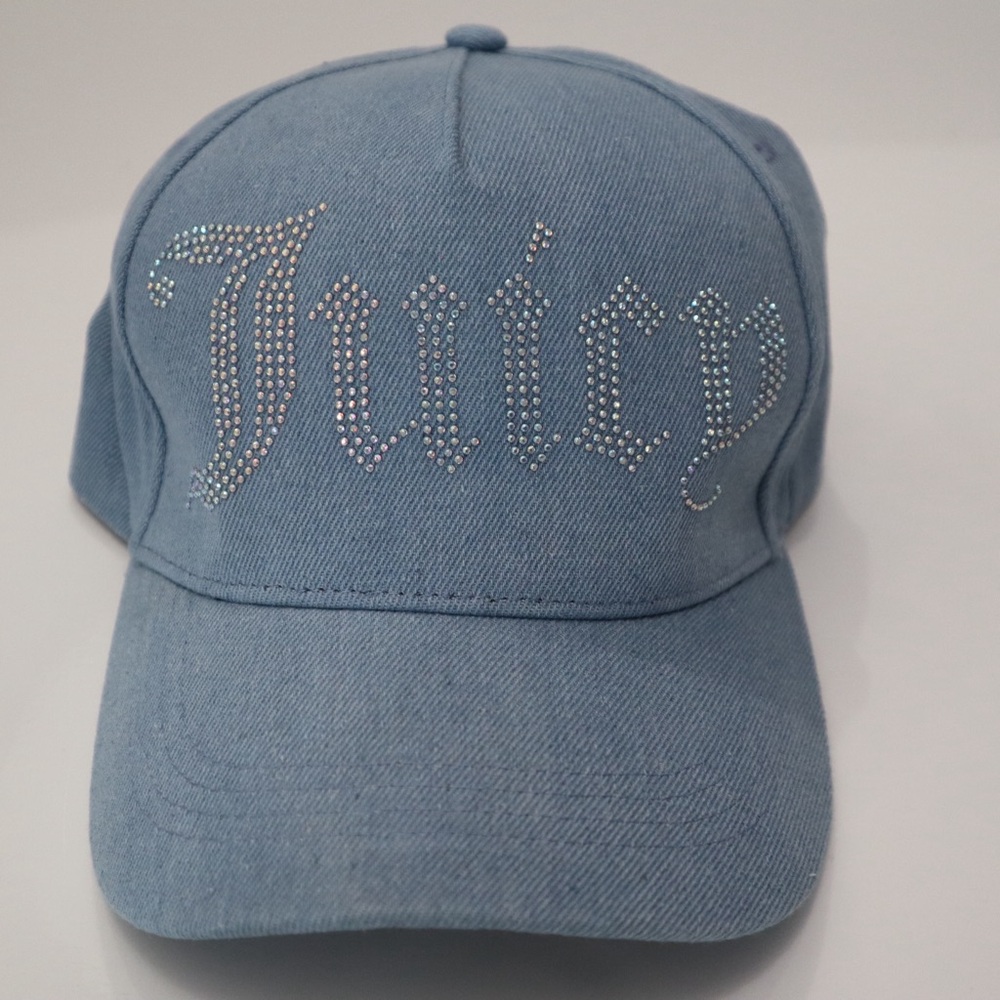 NWT Juicy Denim Baseball Cap Light Wash